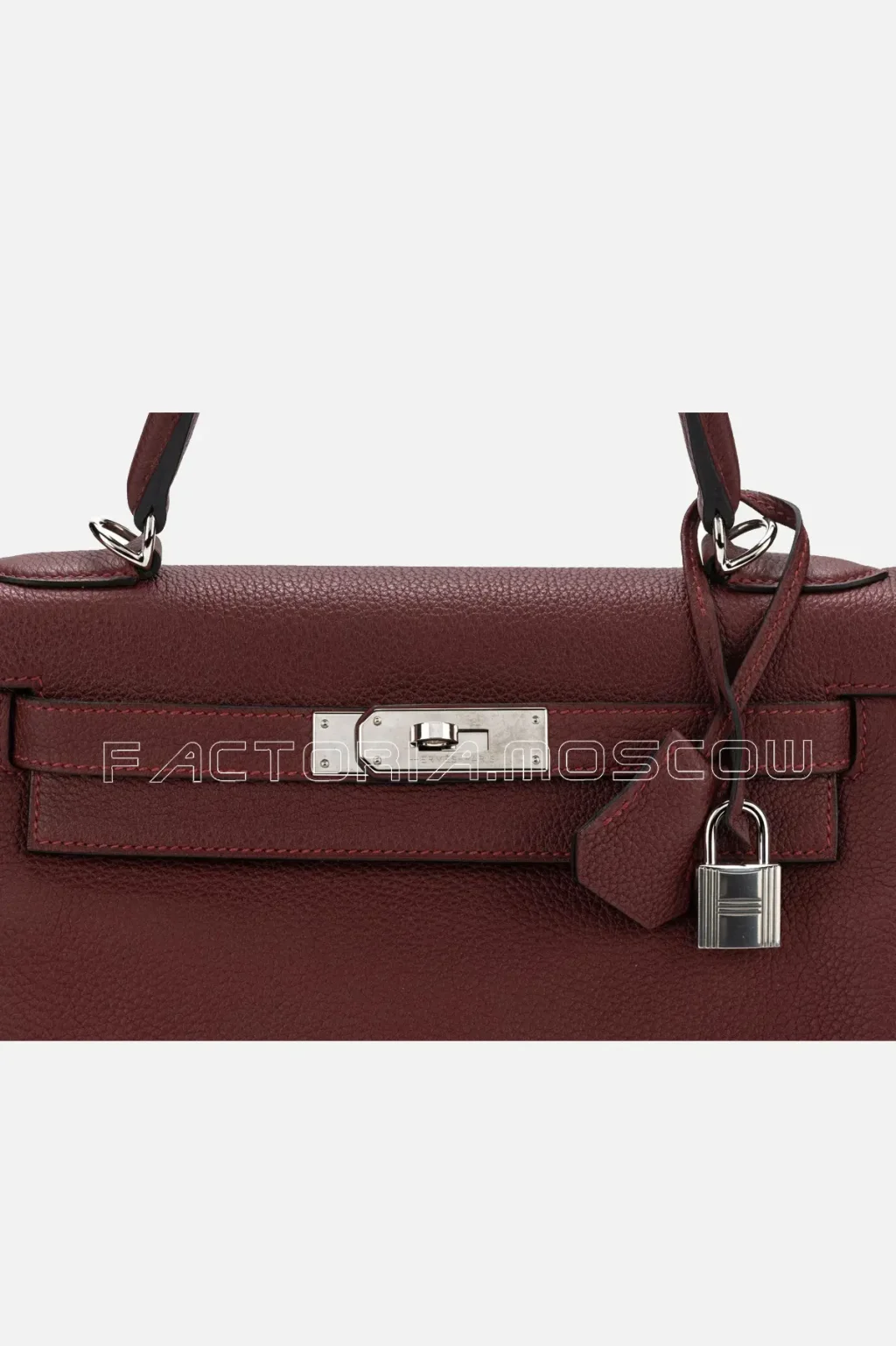 Hermès Kelly  Retourne 28 Rouge H Togo Leather PHW