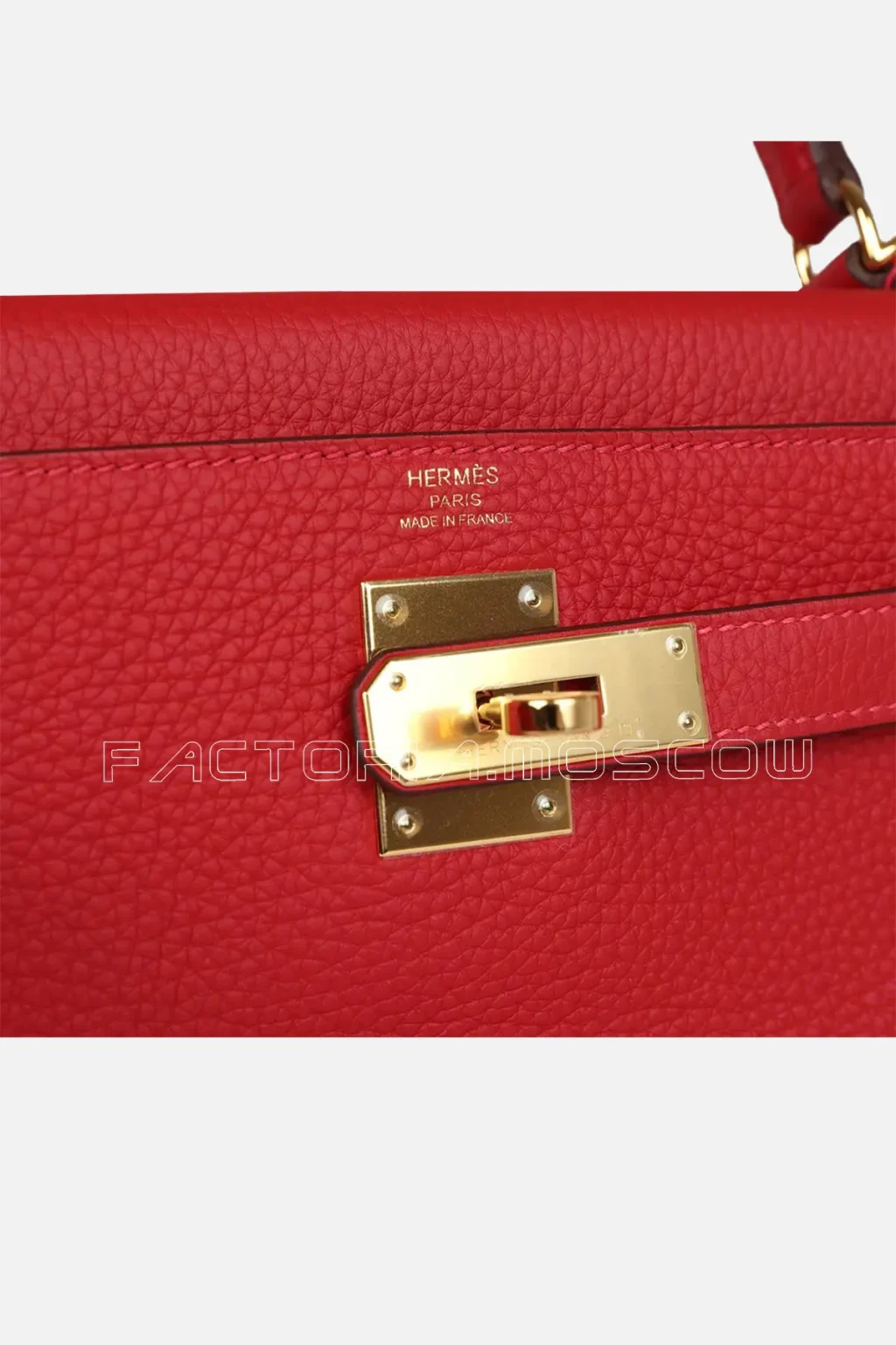 Hermès Kelly Retourne 28 Vermillion Clemence GHW