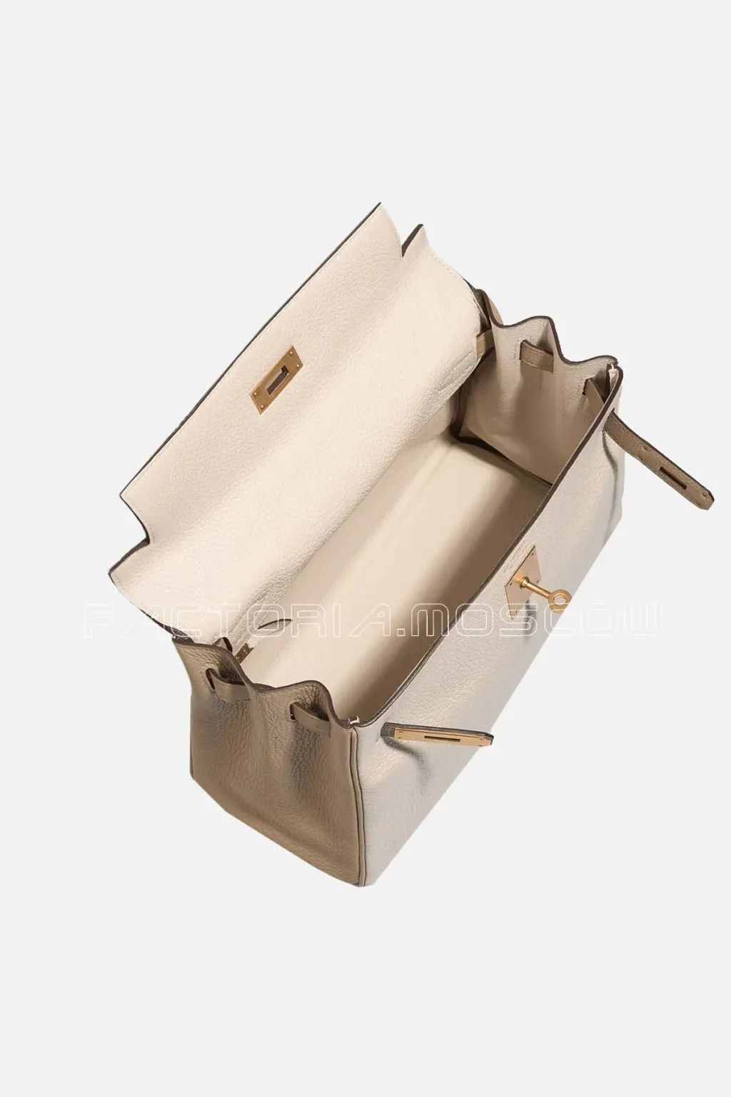 Hermès HSS Kelly Retourne 28 Togo Craie/Trench GHW