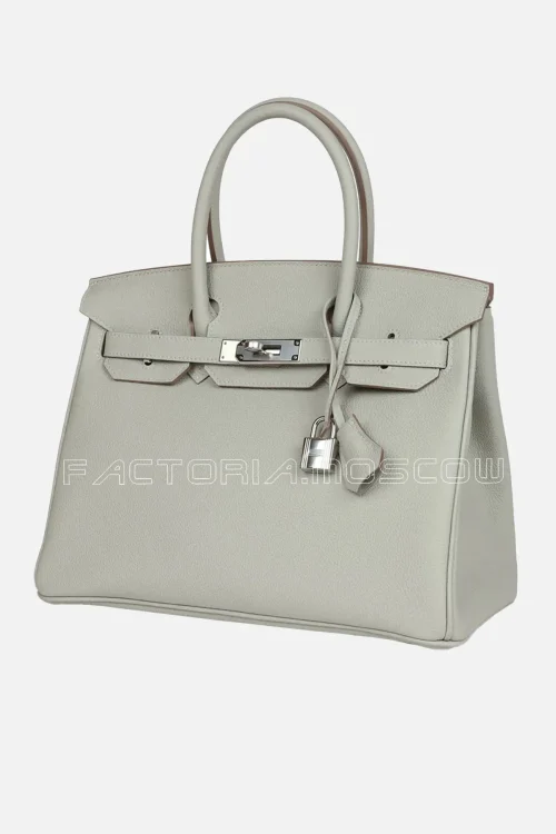 Hermès Birkin 30 Gris Perle Togo PHW