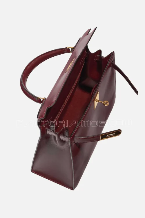 Hermès Kelly Sellier 28 Box Rouge H GHW