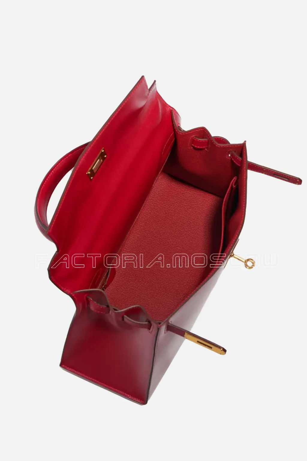 Hermès Kelly 28 Tadelakt Rouge Vif GHW