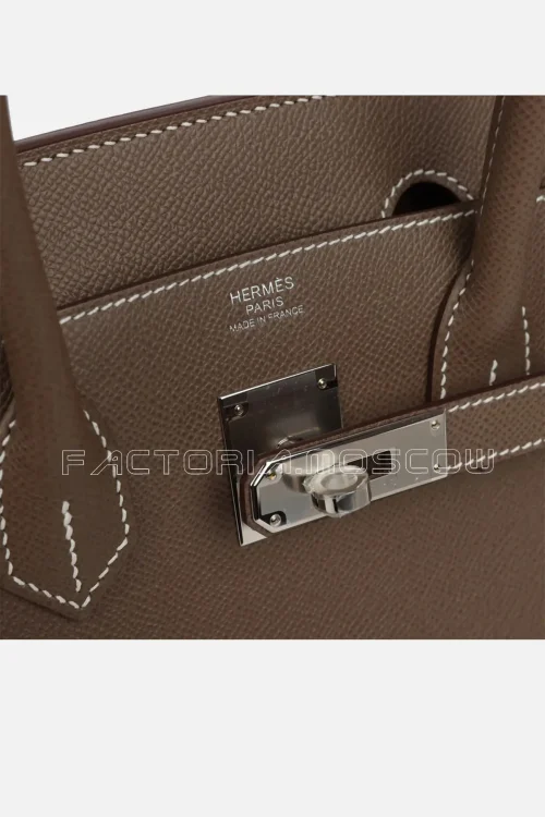 Hermès Birkin Sellier 30 Etoupe Epsom PHW