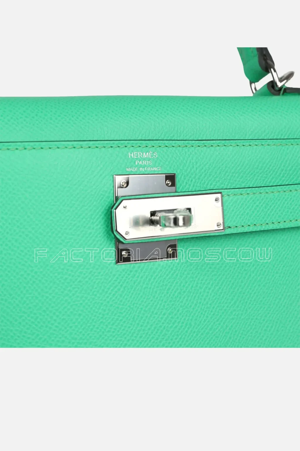 Hermès Kelly Sellier 28 Vert Comics Epsom PHW