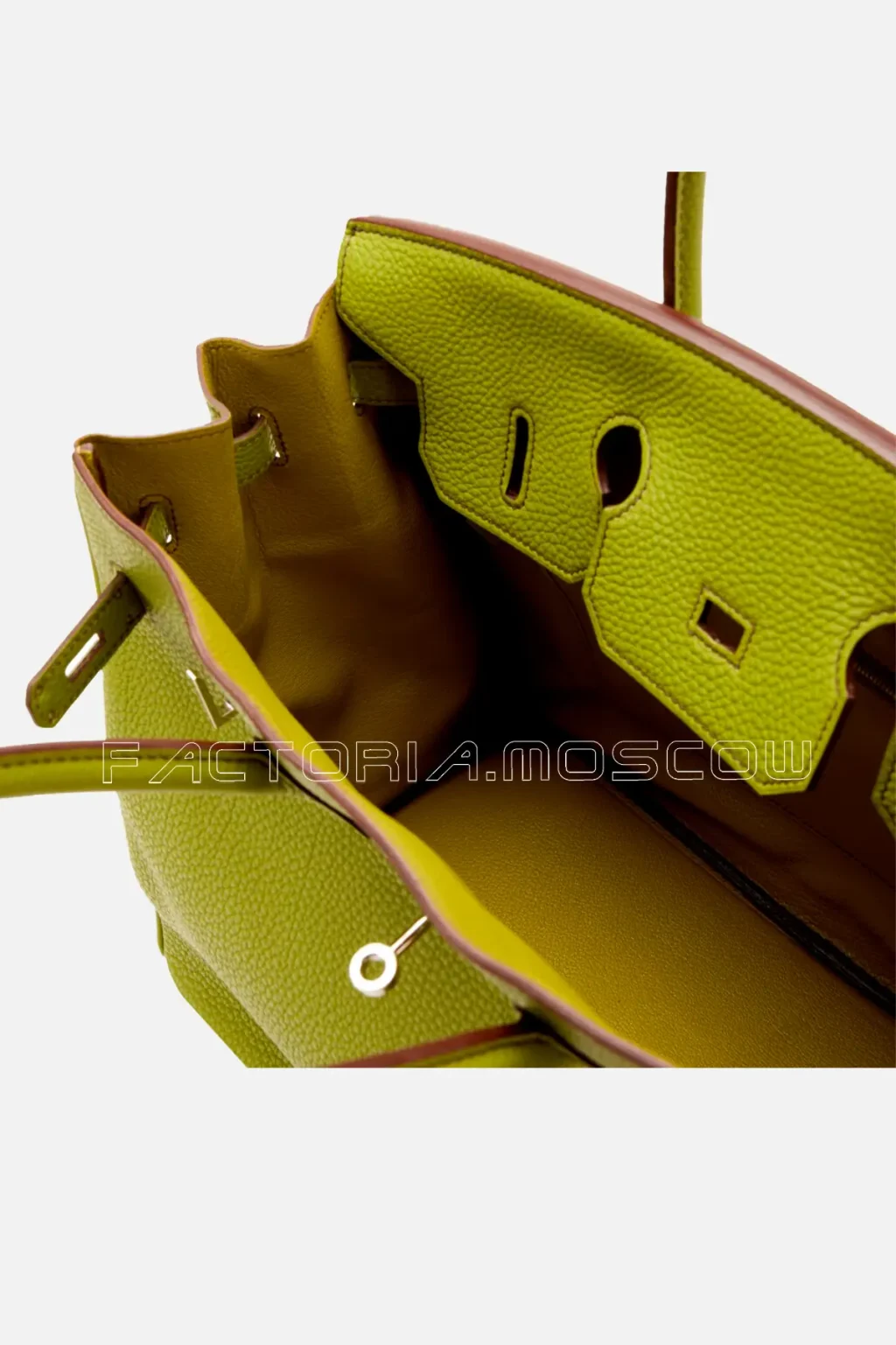 Hermès Birkin 35 Clemence Colour Vert Anis PHW