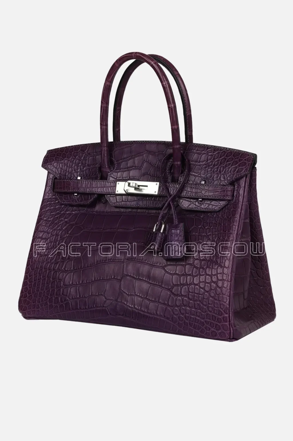 Hermès Birkin 30 Amethyst Matte Alligator PHW