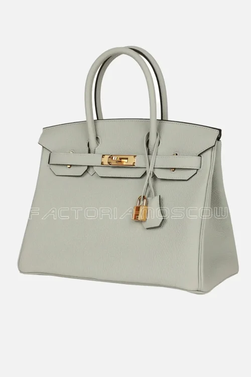 Hermès Birkin 30 Gris Neve Togo GHW