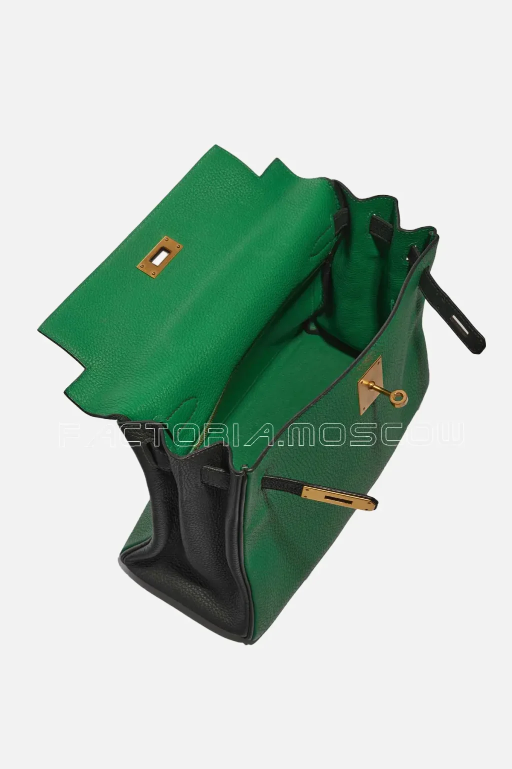 Hermès HSS Kelly Retourne 28 Togo Bamboo/Canopee GHW