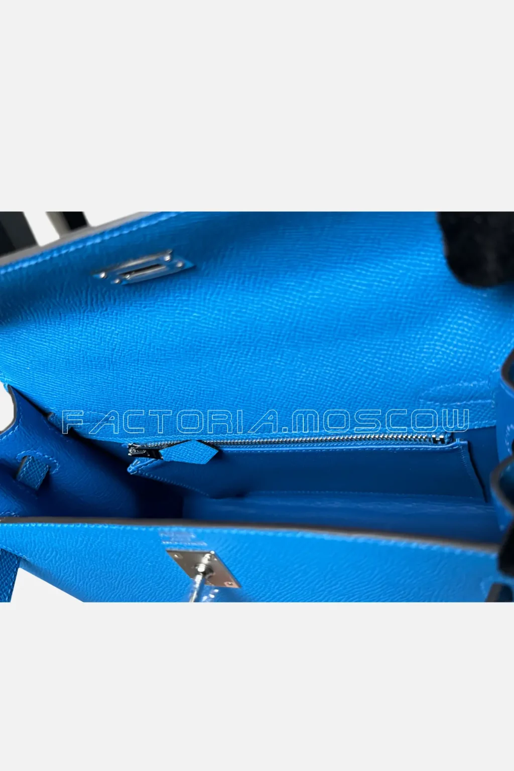 Hermes Kelly Sellier 25 Epsom Colour Blue France PHW