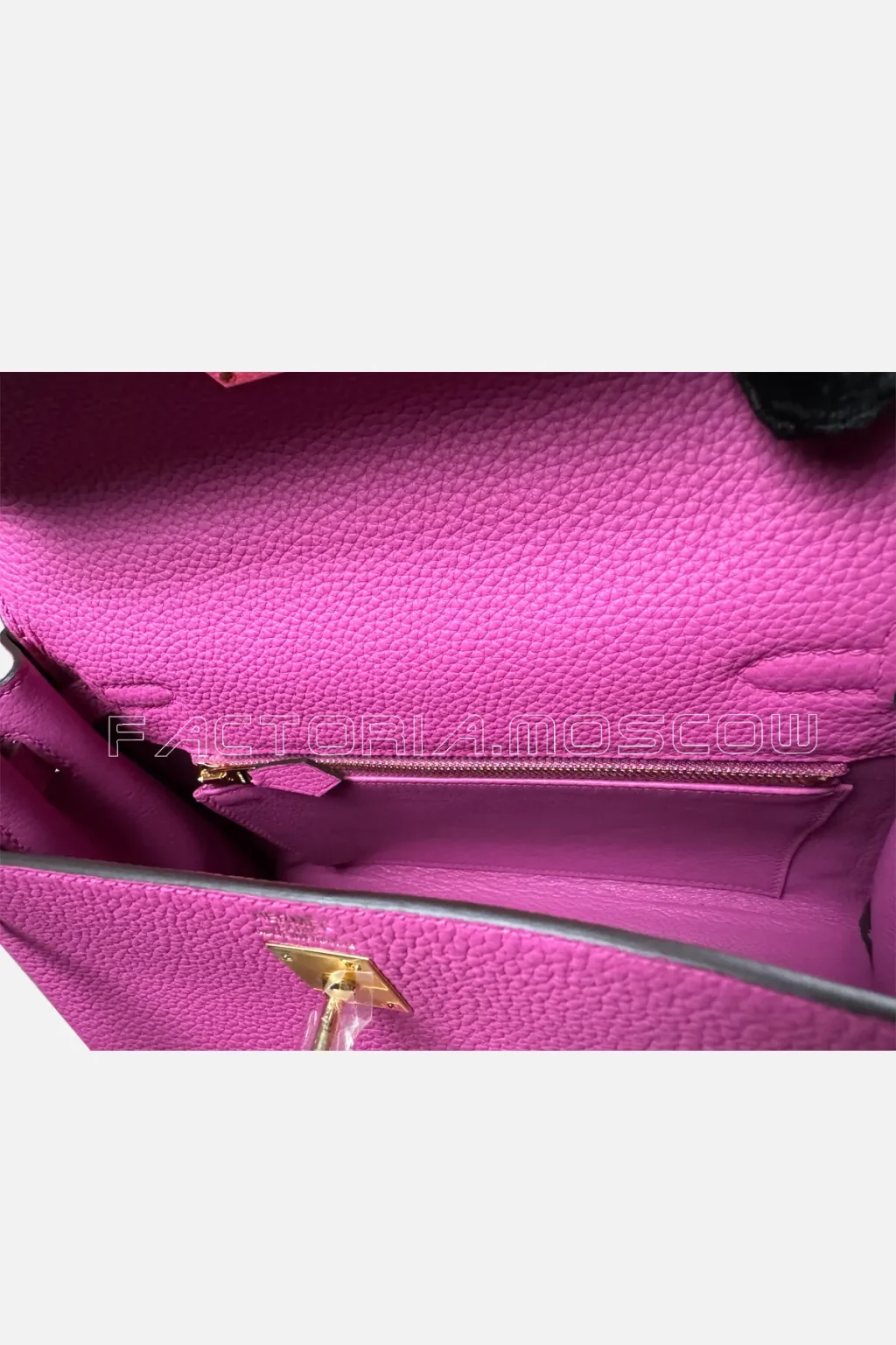 Hermes Kelly Retourne 25 Togo Colour Magnolia GHW