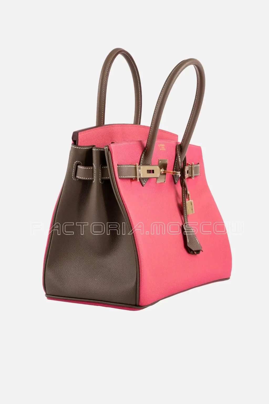 Hermes HSS Birkin 30 Rose Azalee & Etoupe Epsom Permabrass Hardware