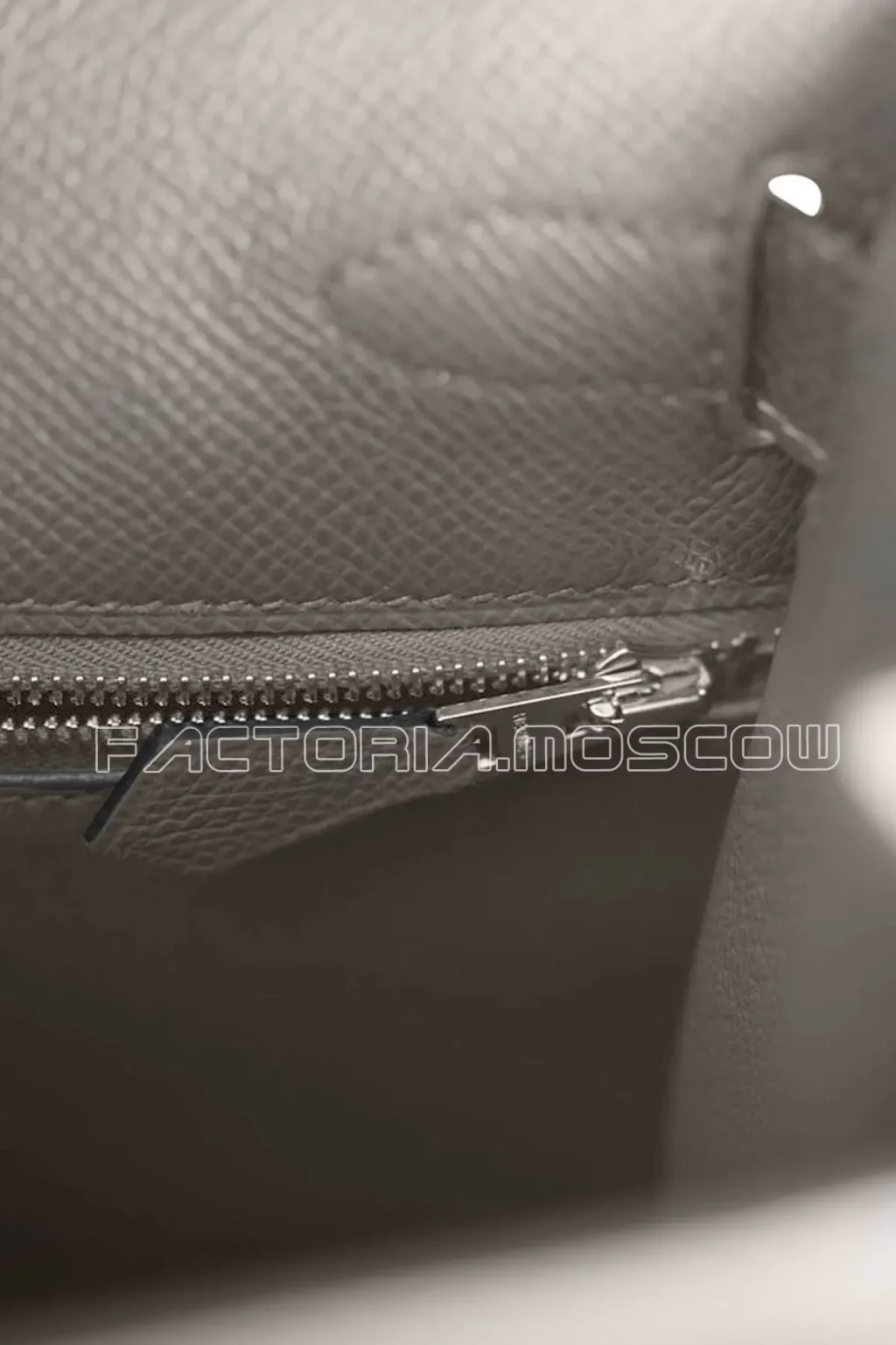 Hermes Kelly Sellier 35 Epsom Colour Gris Mouette PHW