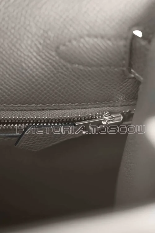 Hermes Kelly Sellier 35 Epsom Colour Gris Mouette PHW
