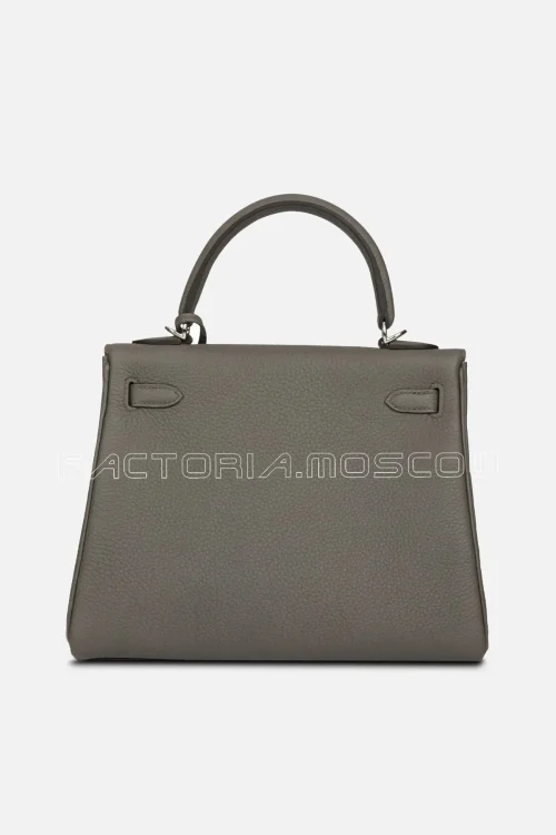 Hermès Kelly Retourne 25 Etain Togo PHW