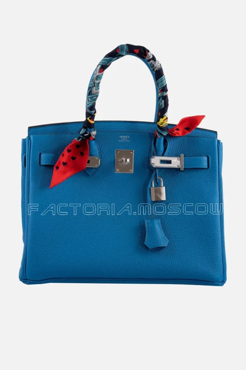 Hermes Birkin 30 Blue Zanzibar Togo PHW