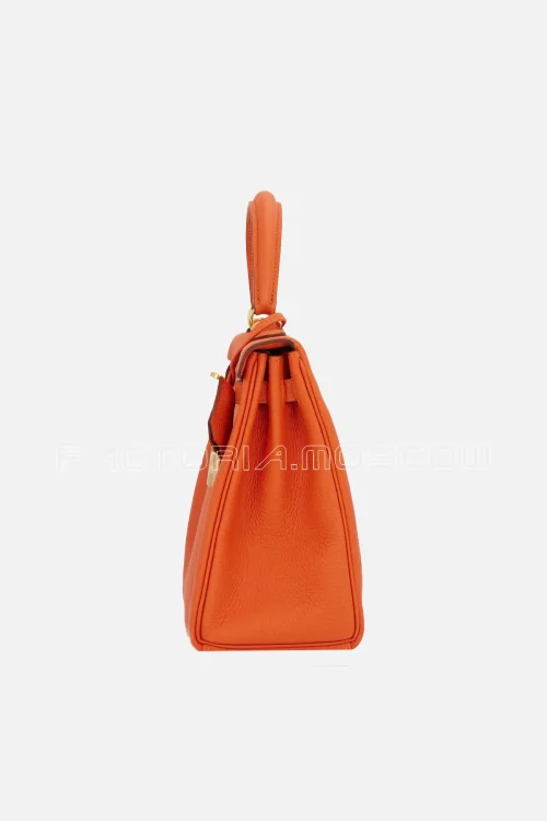 Hermès Kelly Retourne 25 Feu Togo GHW