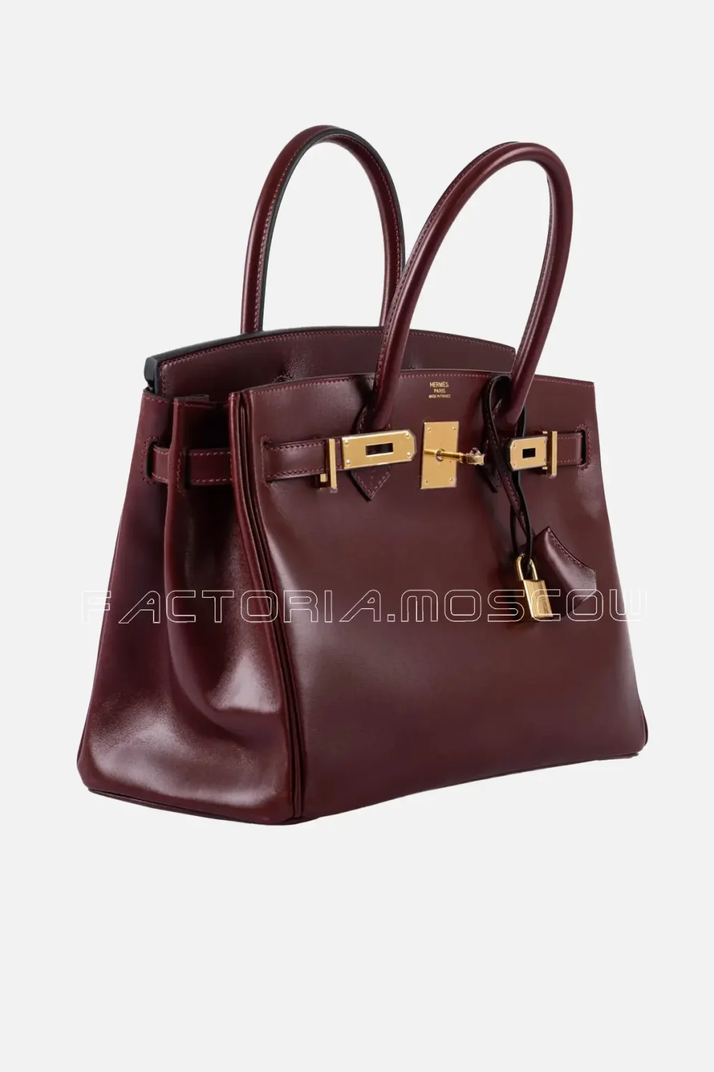 Hermes Birkin 30 Rouge H Calf Box Leather GHW