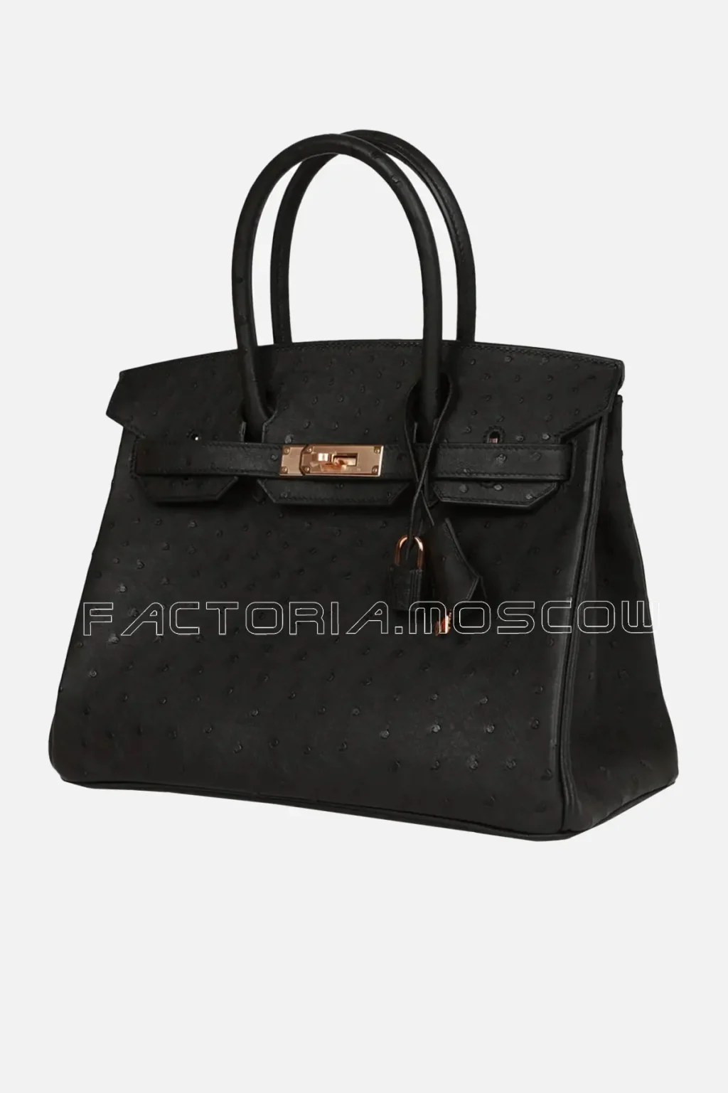 Hermès Birkin 30 Black Ostrich RGHW
