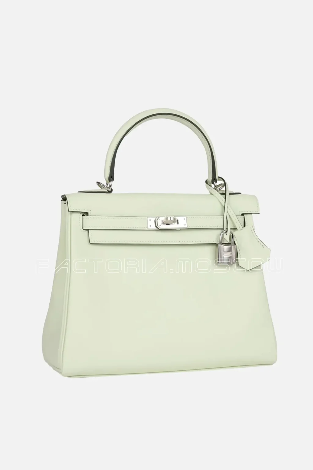 Hermès Kelly Retourne 25 Vert Fizz Swift PHW