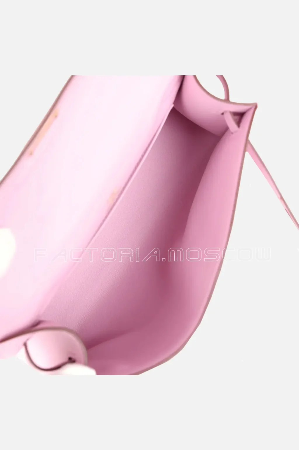 Hermès Kelly Pochette Swift Colour Mauve Sylvestre RGHW