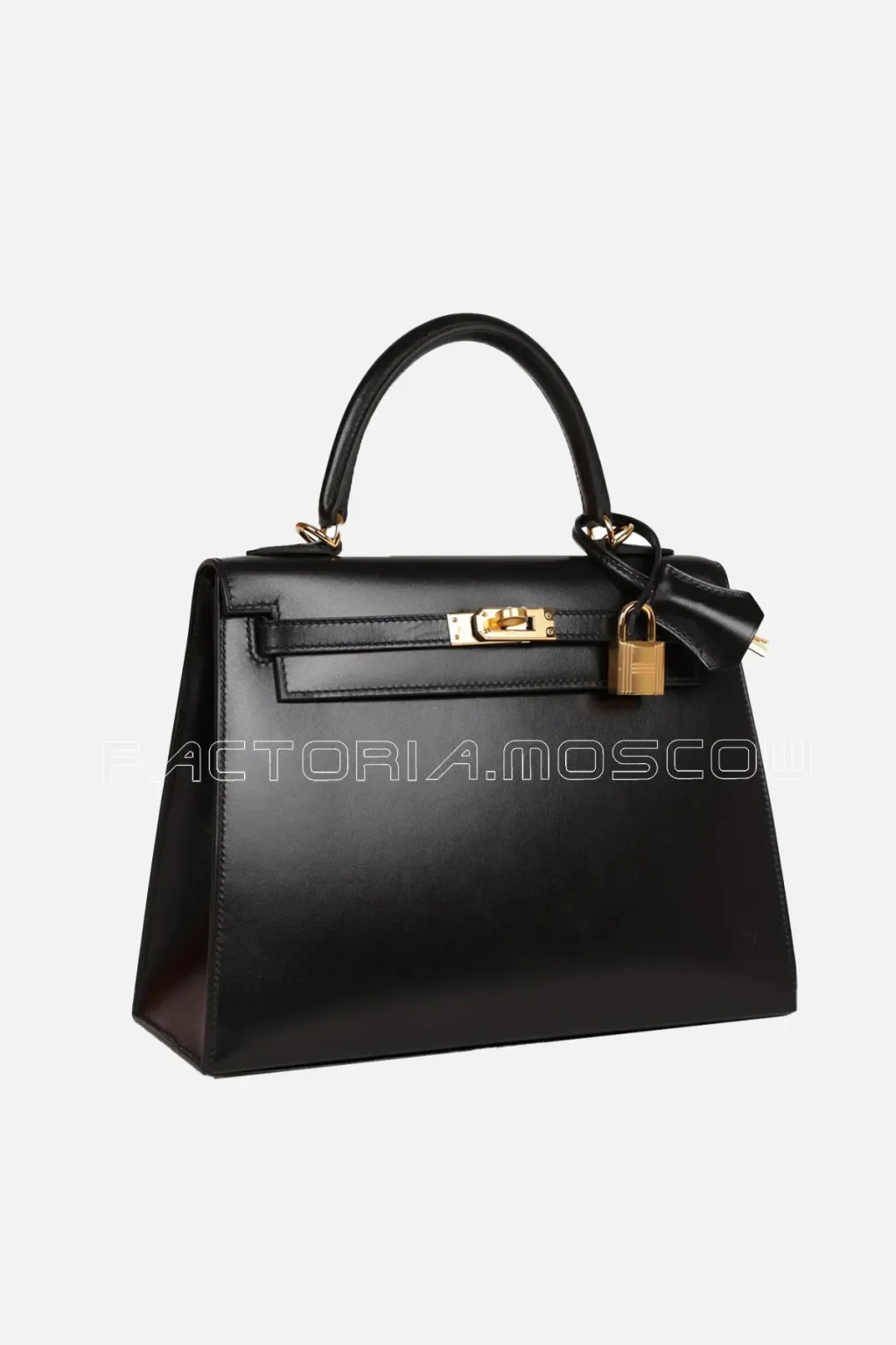 Hermès Kelly Sellier 25 Black Box GHW
