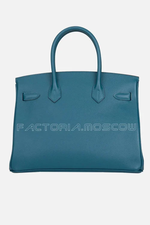Hermes Vert Bosphore Epsom Birkin 30 PHW