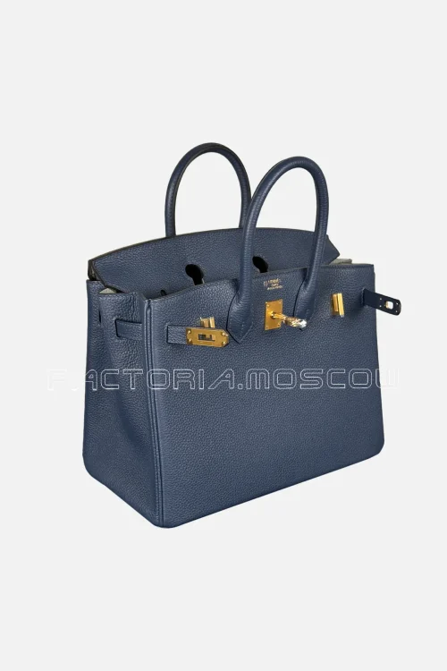 Hermes Birkin 25 Togo Colour Blue Sapphire GHW