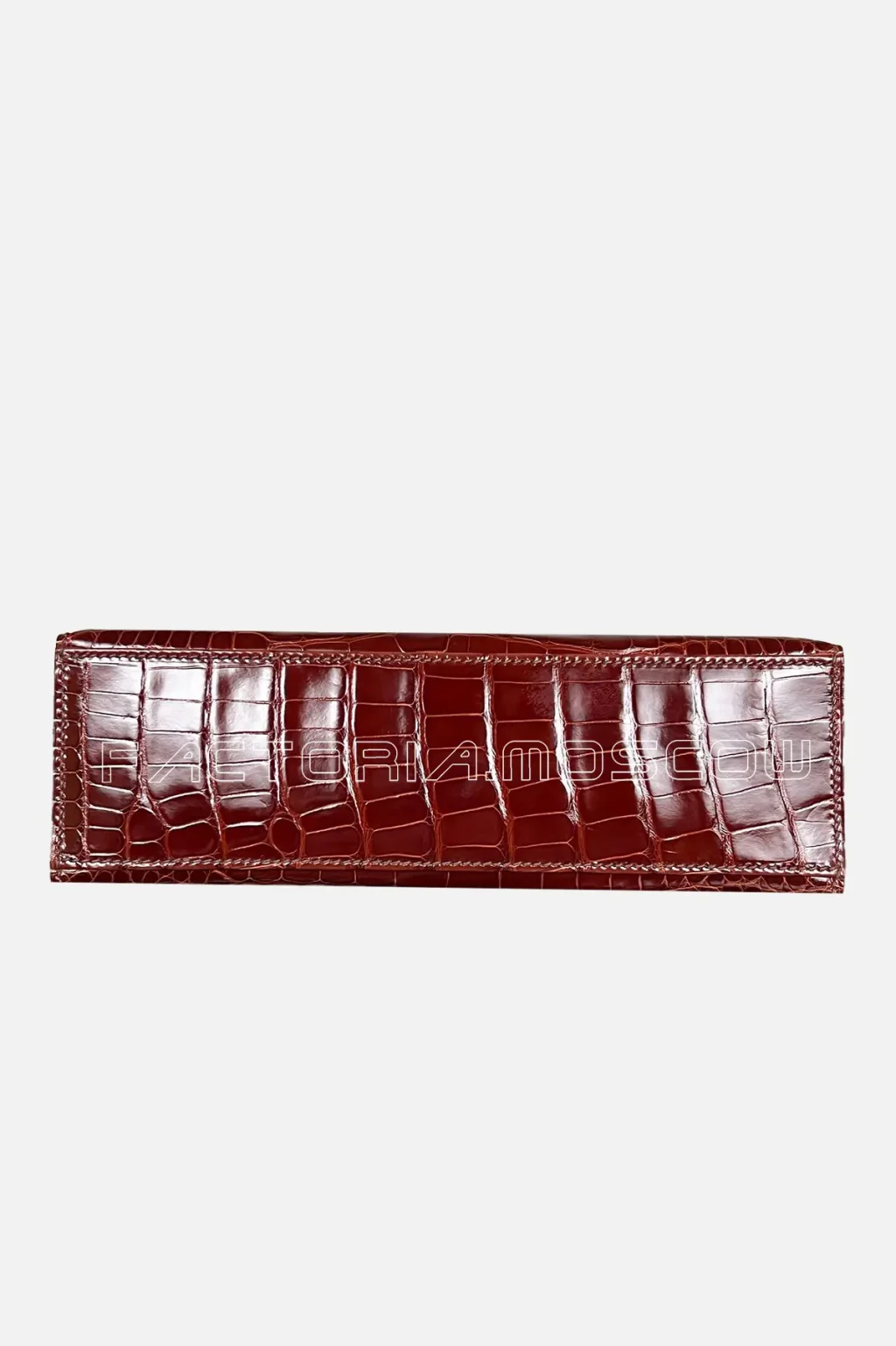 Hermes Kelly Pouchette Alligator lisse Colour Miel (Honey Brown) GHW