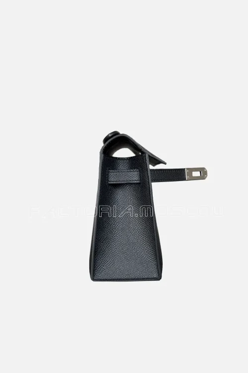 Hermes Kelly Pochette Epsom Colour Black Hardware PHW