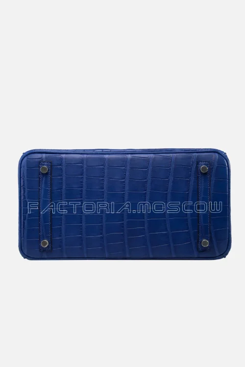 Hermes Birkin 30 Alligator Matte Colour Bleu Electrique PHW