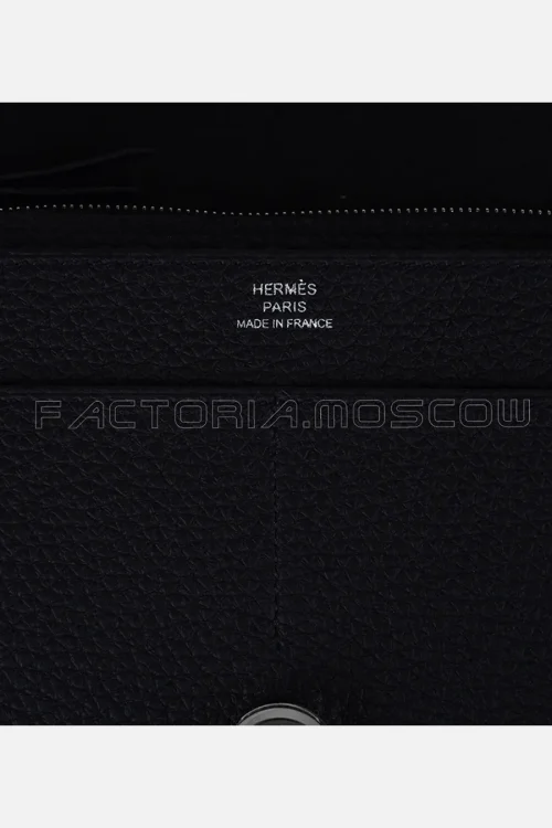 Hermes Dogon Duo Wallet Togo Black Hardware Phw