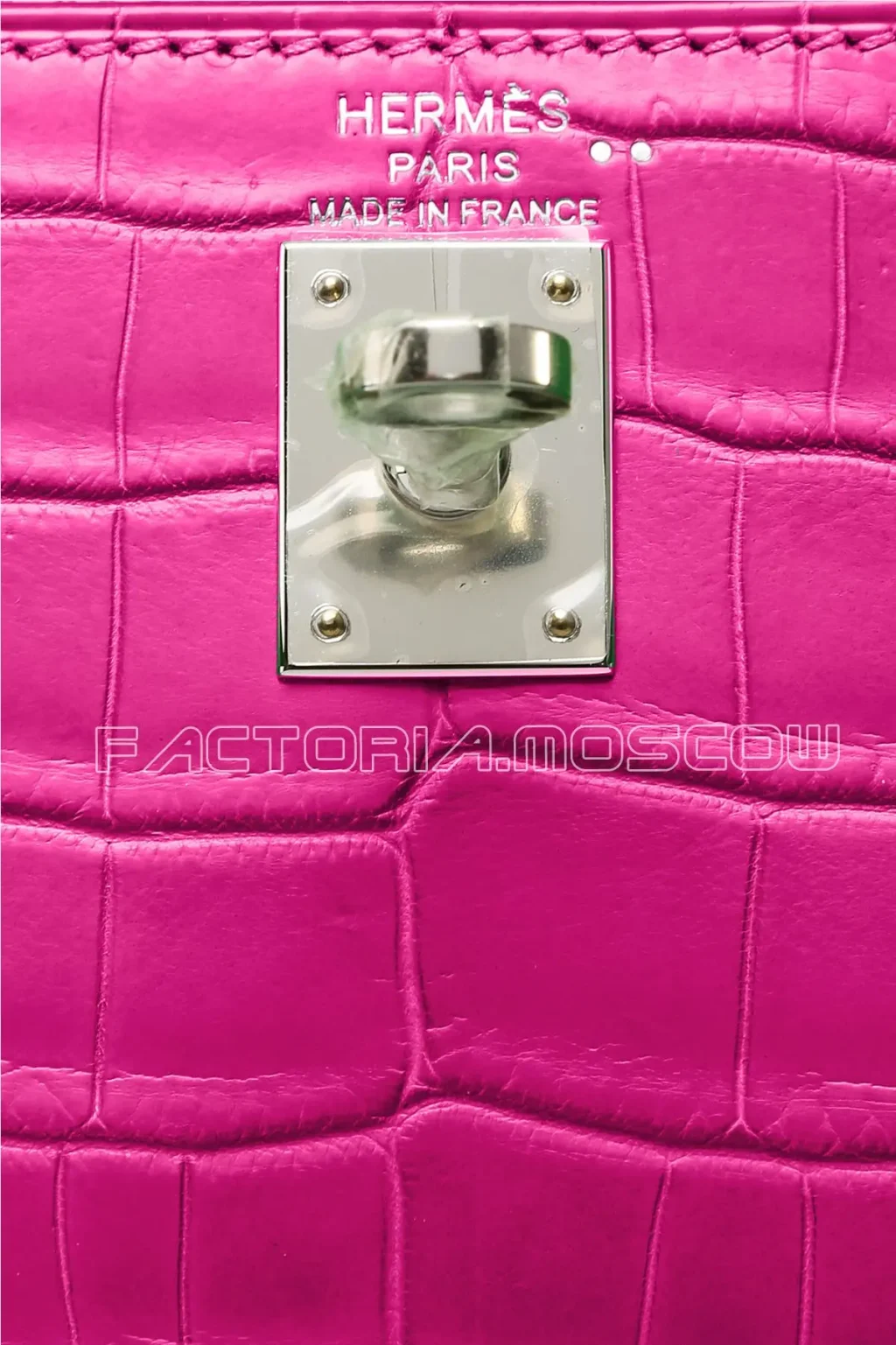 Hermes Kelly Retourne 28 Crocodile Niloticus Matte Colour Rose Shehrezade PHW