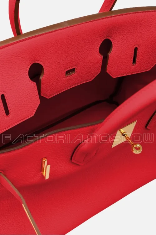 Hermes Birkin 35 Togo Colour Geranium GHW