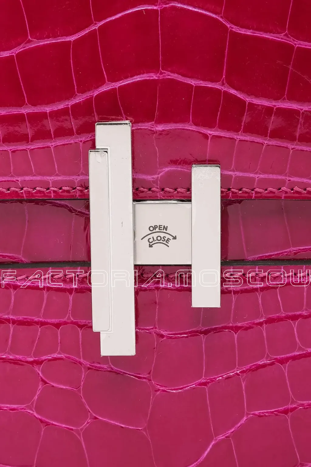 Hermes Cinhetic Alligator lisse Rose Scheherazade PHW