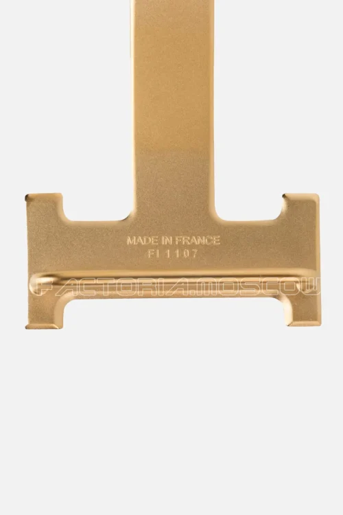 Hermes Belt H Constance 32 mm Rouge Coeur / Blue De Nord Epsom Brushed Gold