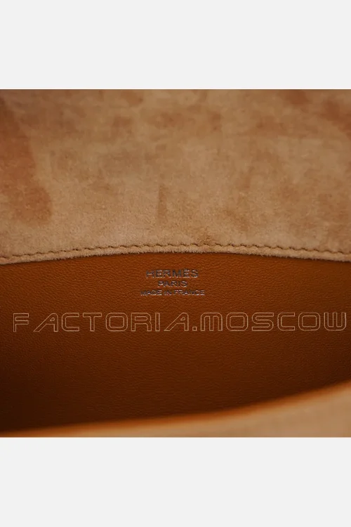 Hermes Kelly Cut Clutch Doblis Suede GHW PHW