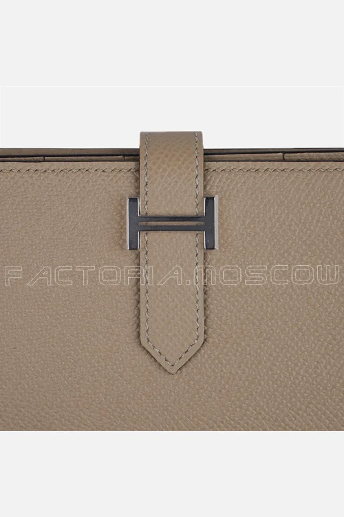 Hermes Bearn long wallet Epsom Trench Hardware Phw