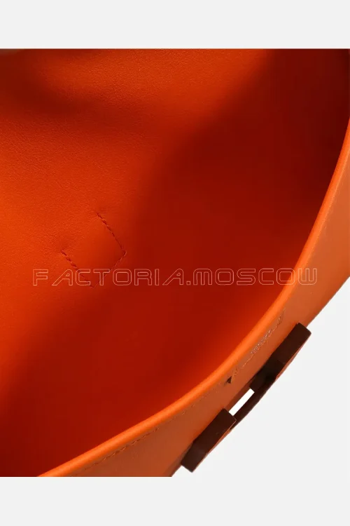 Hermes Jide Elan 29 Clutch Swift Orange Hardware Leather