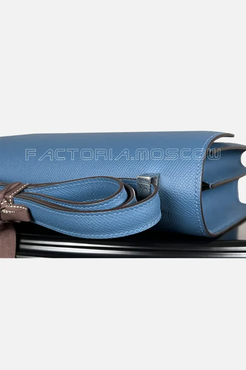 Hermes Constance 24 Epsom Colour Blue Agate PHW