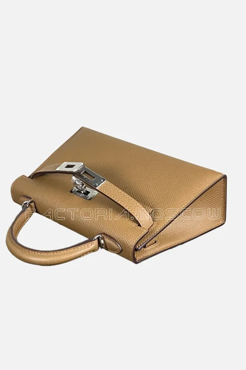 Hermes Kelly Mini 20 Epsom Colour Alezan PHW