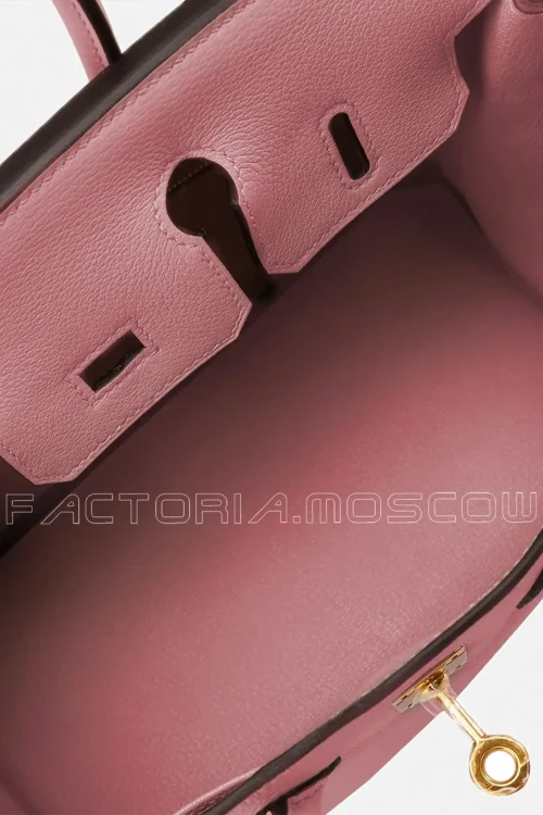 Hermes Birkin 25 Evercolor Rose Sakura GHW