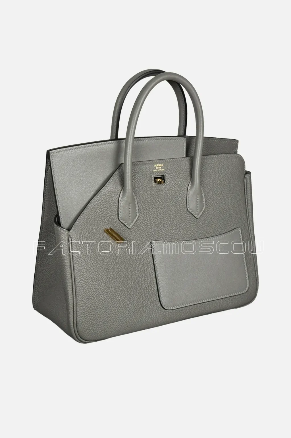 Hermes Birkin En Desordre 30 Togo/Swift Colour Gris Meyer GHW
