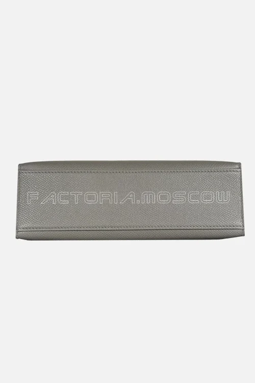 Hermes Kelly Pouchette Epsom Colour Gris Meyer GHW