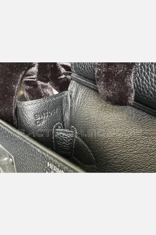 Hermes Hac A Dos PM Black Togo PHW