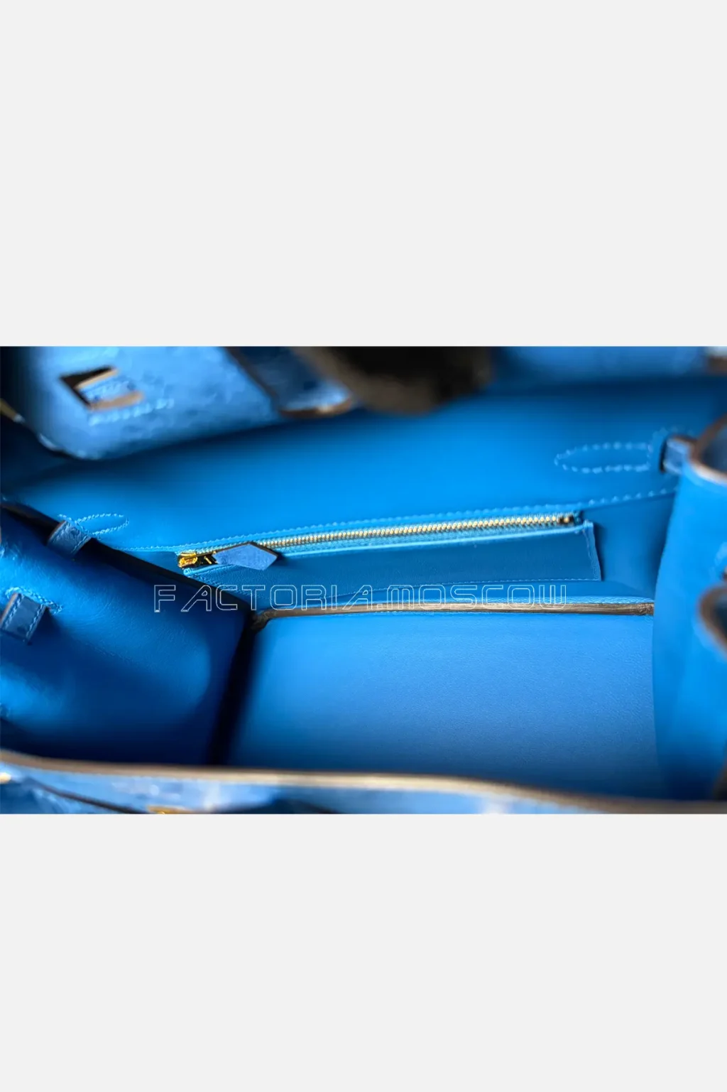 Hermes Birkin 25 Ostrich Colour Blue Zellige Hardware GHW
