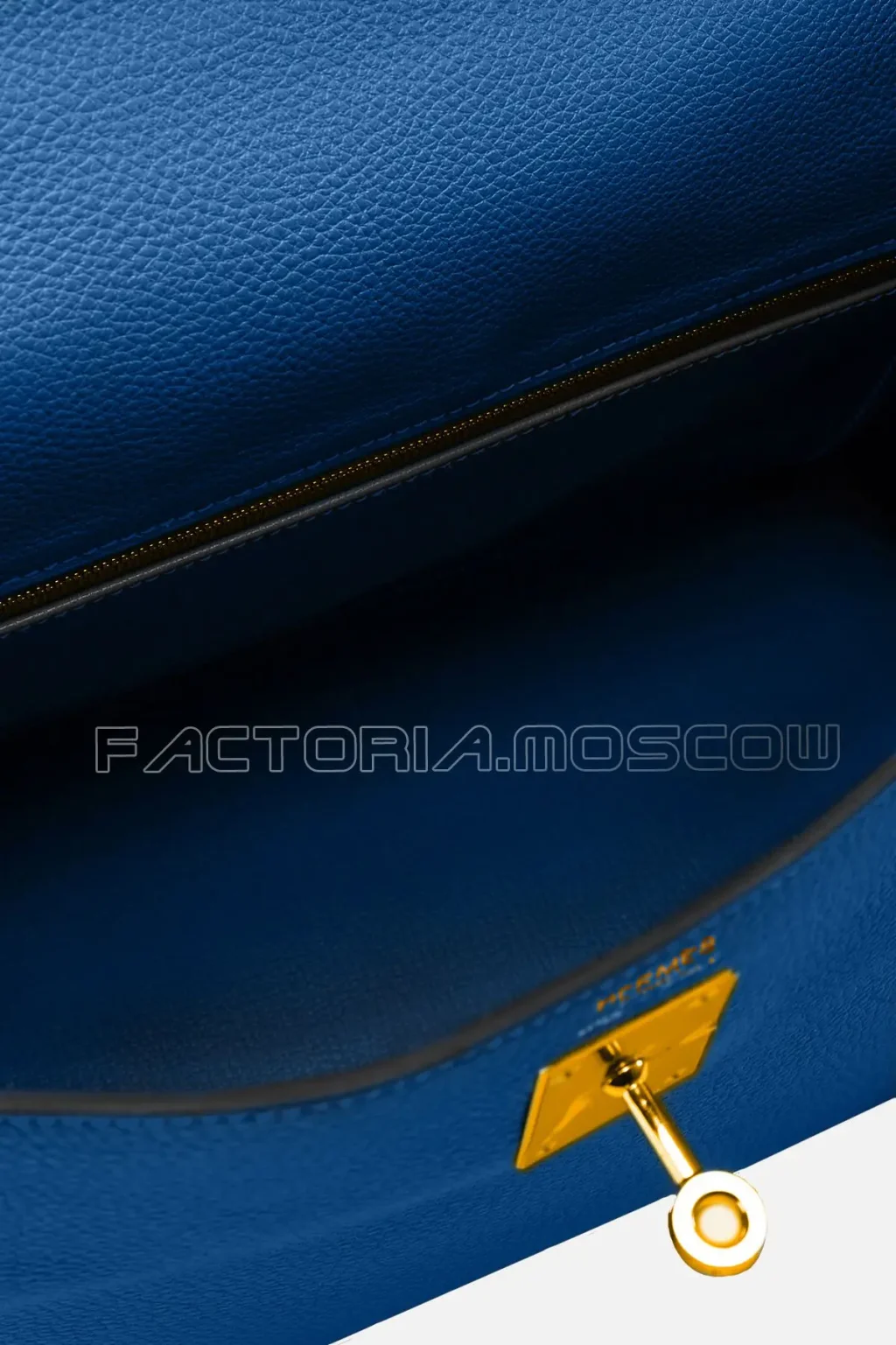 Hermes Kelly Retourne 35 Togo Colour Deep Blue GHW