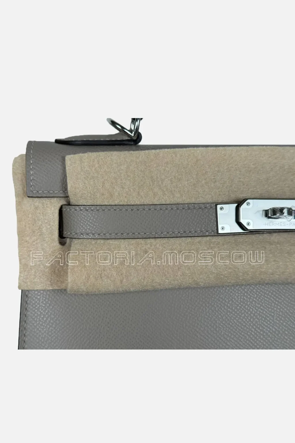 Hermès Kelly Sellier 28 Epsom Colour Gris Asphalt PHW