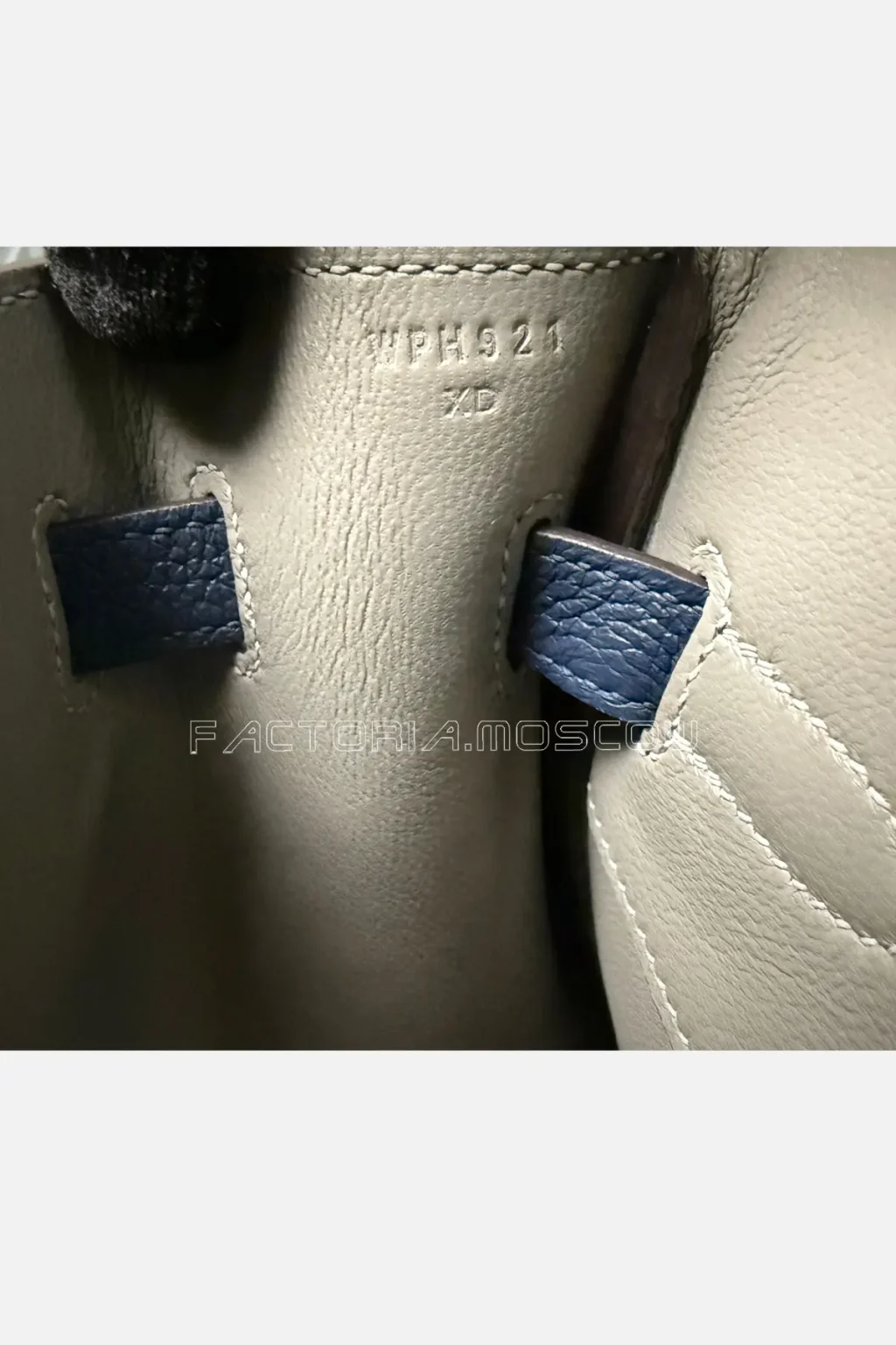 Hermes HSS Birkin 30 Togo Bleu Sapphire/Gris Mouette Hardware PHW