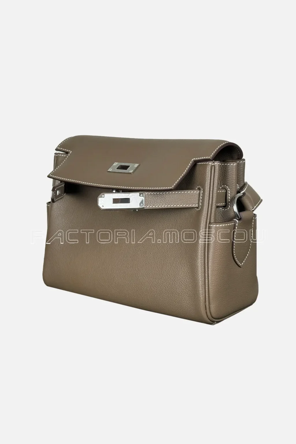 Hermes Kelly Messenger Evercolor Colour Etoupe PHW