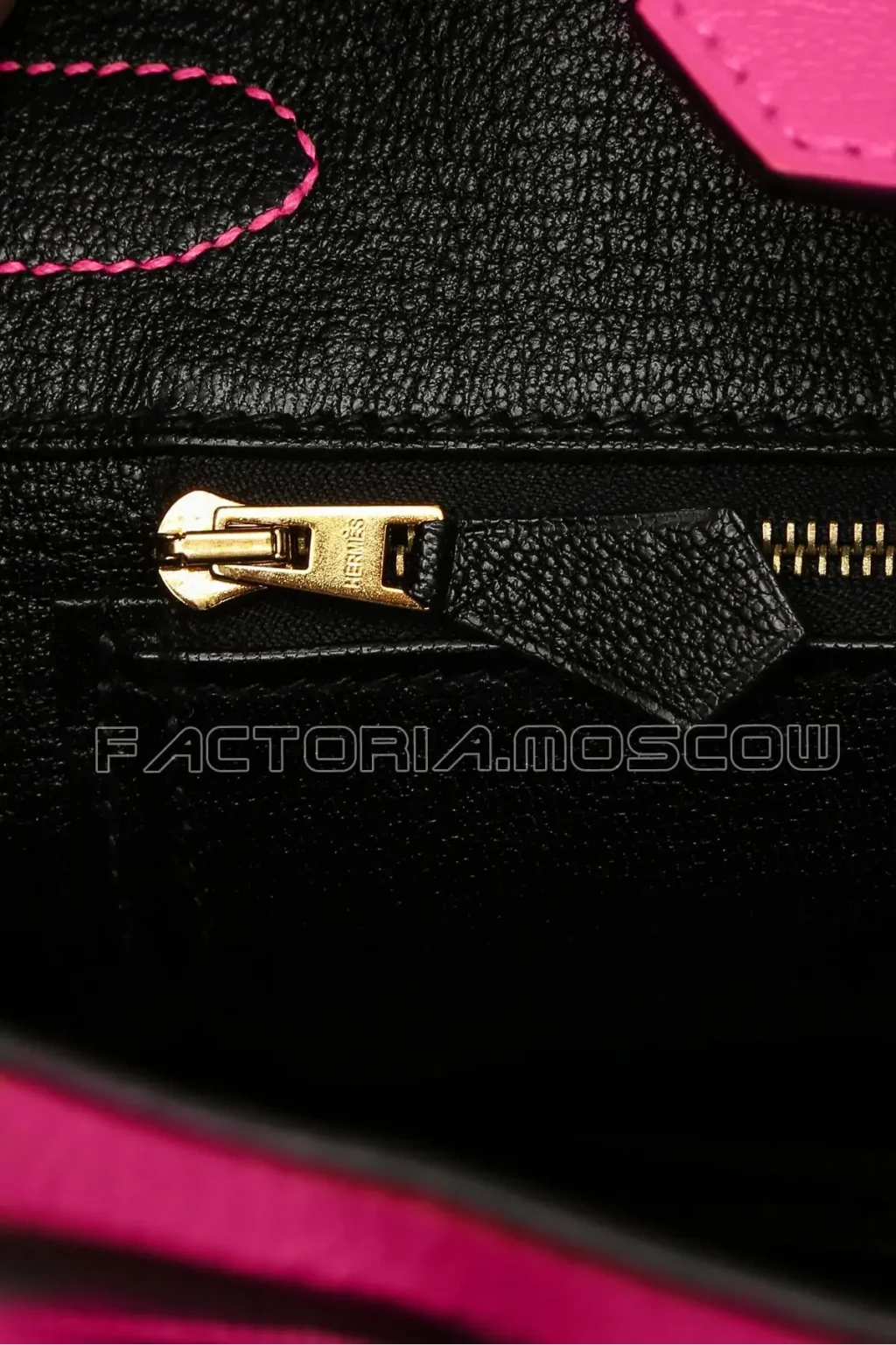 Hermes Birkin 30 Special order HSS Chèvre Rose Tyrien/Black GHW